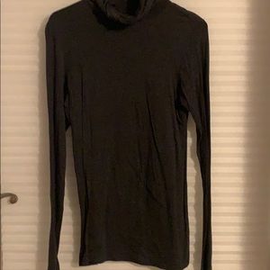 classic gray soft and light turtleneck